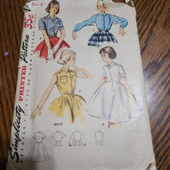 Simplicity Vintage Sewing Pattern Lot - Picture 6 of 10